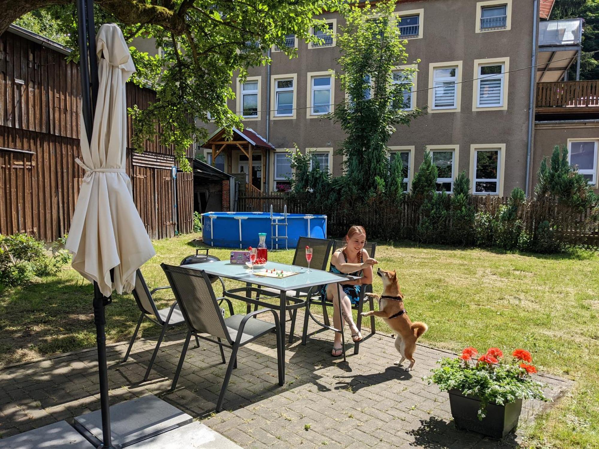 H2 - Urlaubsmagie - Garten, Pool, Terrasse, Grill Sebnitz Εξωτερικό φωτογραφία